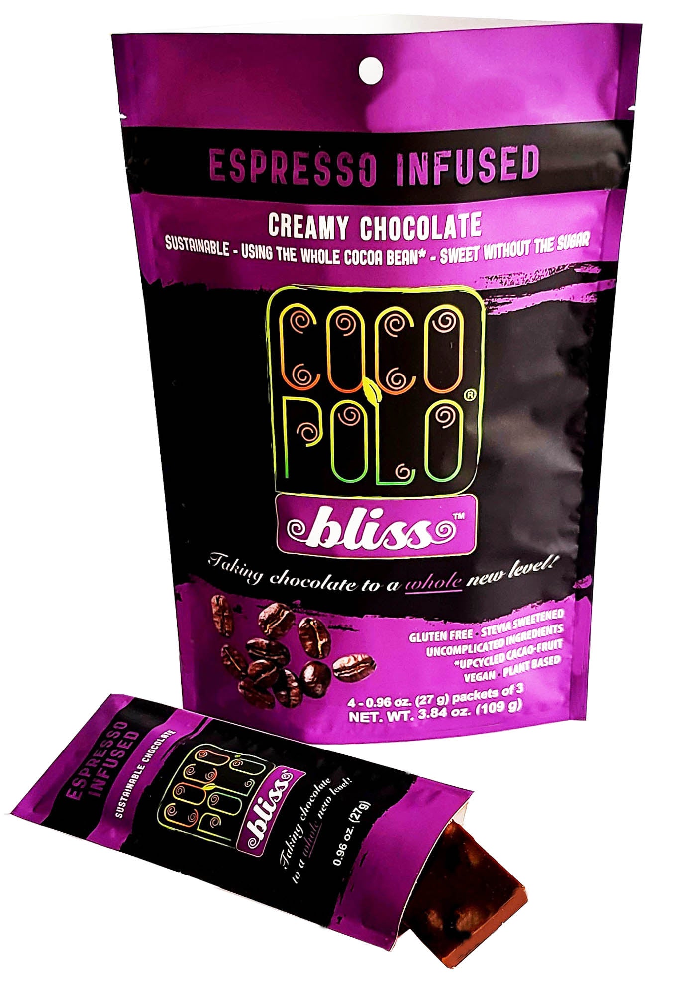 Coco Polo bliss™ Whole Espresso Bean Infused