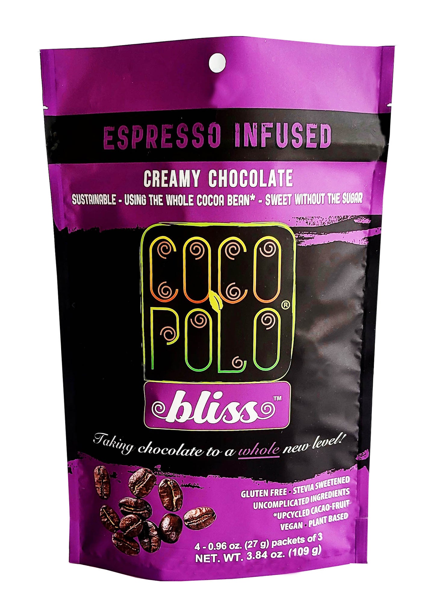 Coco Polo bliss™ Whole Espresso Bean Infused