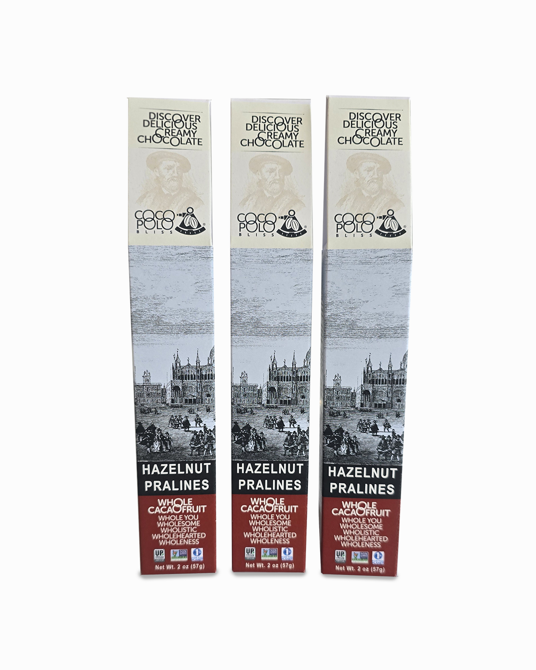 Premium Hazelnut Pralines 5 Pieces Per Box