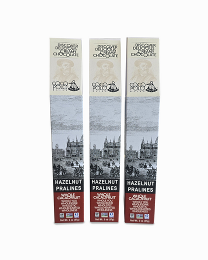 Premium Hazelnut Pralines 5 Pieces Per Box