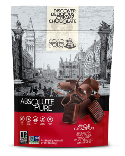 Coco Polo Bliss- Chocolate Absolute with whole cacao fruit and no added sugar