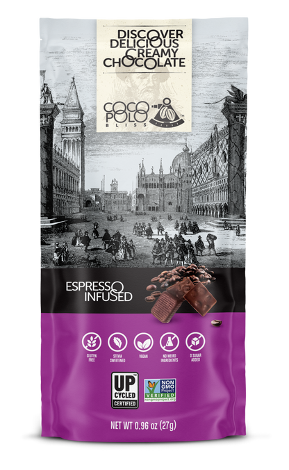 Whole espresso bean infused chocolate – Pack of 3 chocolate bars